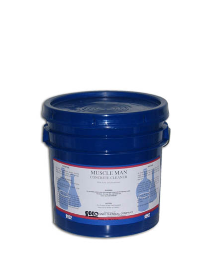 Muscle Man Concrete Cleaner, 50 lbs pail - Click Image to Close